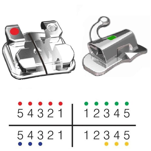 Metal Brackets - Mini Bag of 10 Size Roth .018