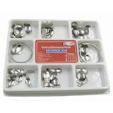 Vinmax 100pcs Dental Set of Matrix Sectional Contoured Metal Matrices No.1.398 lmws + 2 Rings