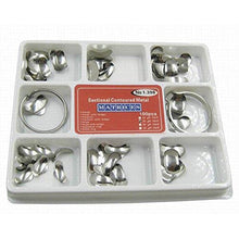 Vinmax 100pcs Dental Set of Matrix Sectional Contoured Metal Matrices No.1.398 lmws + 2 Rings