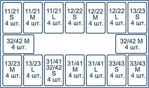 Anterior Transparent Crowns Matrices Matrix 64 pcs. TOR VM