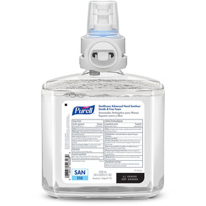 PURELL Healthcare Advanced Hand Sanitizer Gentle & Free Foam, Fragrance Free, 1200 mL Foam Hand Sanitizer Refill for PURELL ES8 Touch-Free Hand Sanitizer Dispenser (Pack of 2) - 7751-02