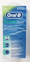 Oral-B Super floss 50 pre cut strands Mint