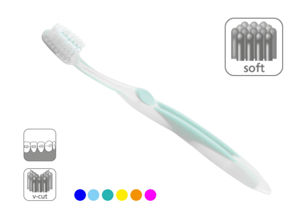 Paro Ortho Brush – soft, for the care of orthodontic appliances