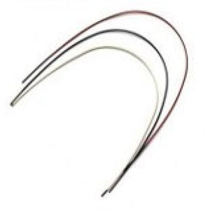 Round Tooth Color Coated Stainless Archwires (10 Pack)