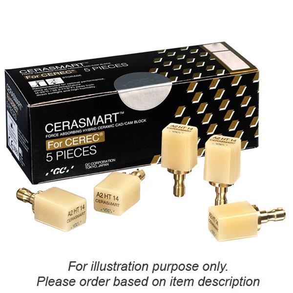 CERASMART CEREC Force Absorbing Blocks, EXPORT PACKAGE - A2, Size