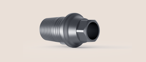 Dental TiBase CAD/CAM Interface Abutment Internal Hex Non Rot. 1mm Noble Comp.